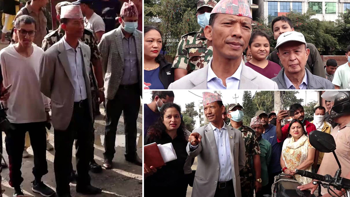 धोबीखोला करिडोरमा सडकको मापदण्ड मिचेर बनाइएका संरचना हटाउन मन्त्री चाैधरीकाे आग्रह